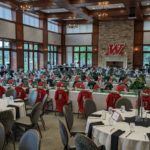 Photo of TWHS banquet set-up